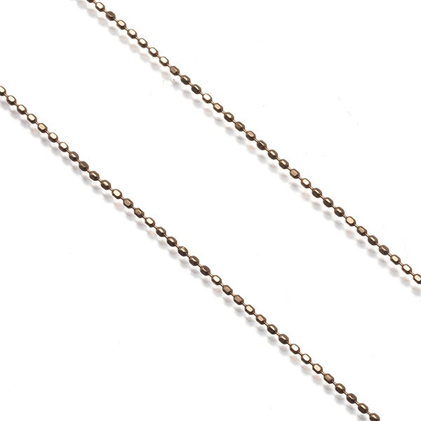 カットボール チェーンネックレス 40cm K10PG 