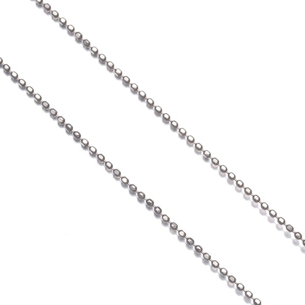 カットボール チェーンネックレス 40cm Pt850 