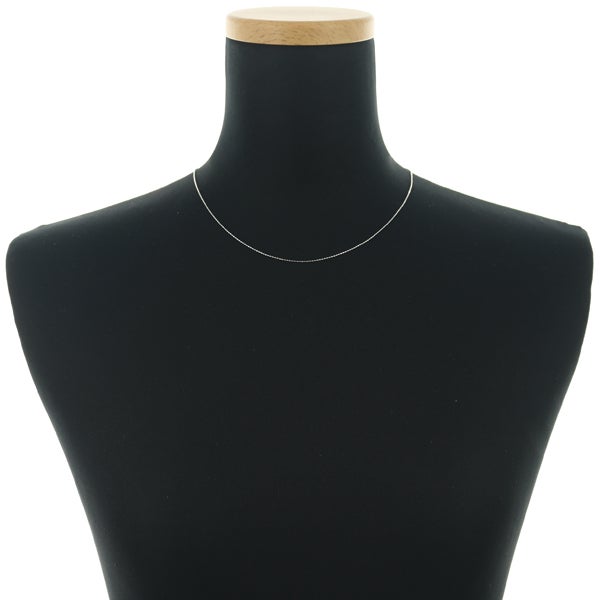 カットボール チェーンネックレス 45cm K18WG 