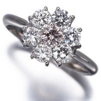 ピンク＆クリアダイヤ 0.173ct/0.78ct   リング Pt900 鑑別書