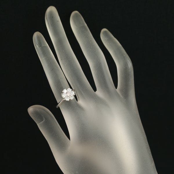 ピンク＆クリアダイヤ 0.173ct/0.78ct   リング Pt900 鑑別書