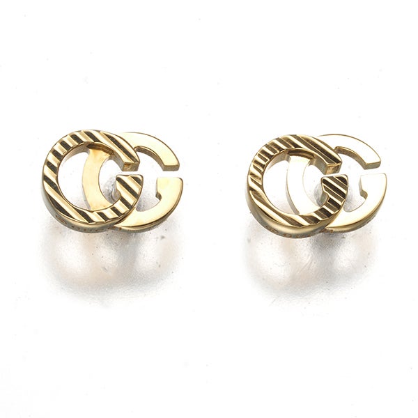 グッチ ピアス  GGランニング  K18YG 