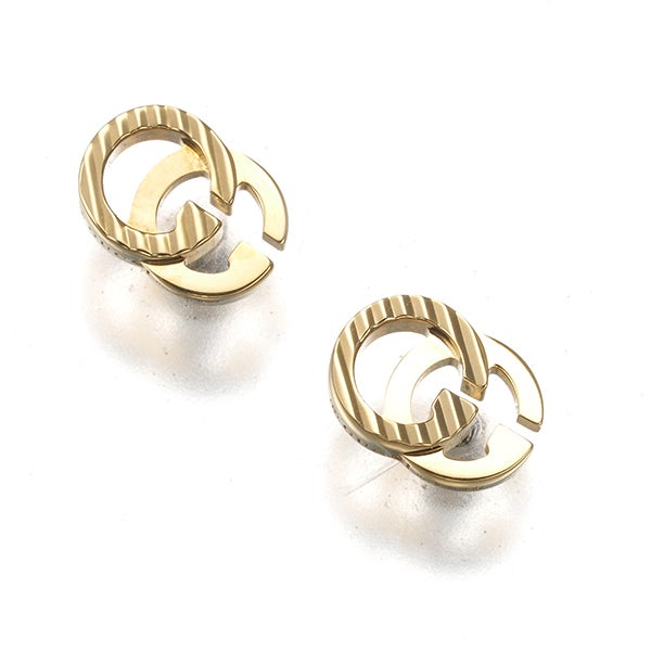 グッチ ピアス  GGランニング  K18YG 