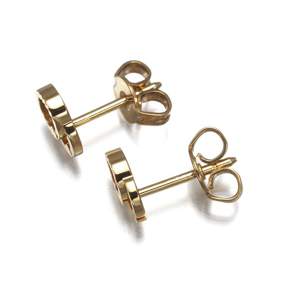 グッチ ピアス  GGランニング  K18YG 