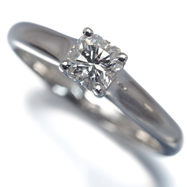 ティファニー リング ダイヤ 0.43ct ルシダ ソリティア 10号 Pt950 