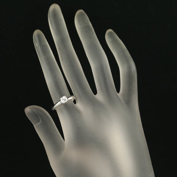 ティファニー リング ダイヤ 0.43ct ルシダ ソリティア 10号 Pt950 