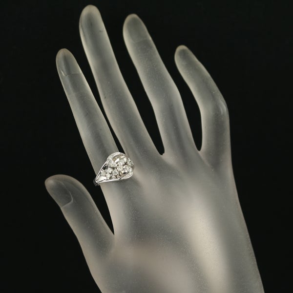 ダイヤ 0.50ct   リング K18WG 