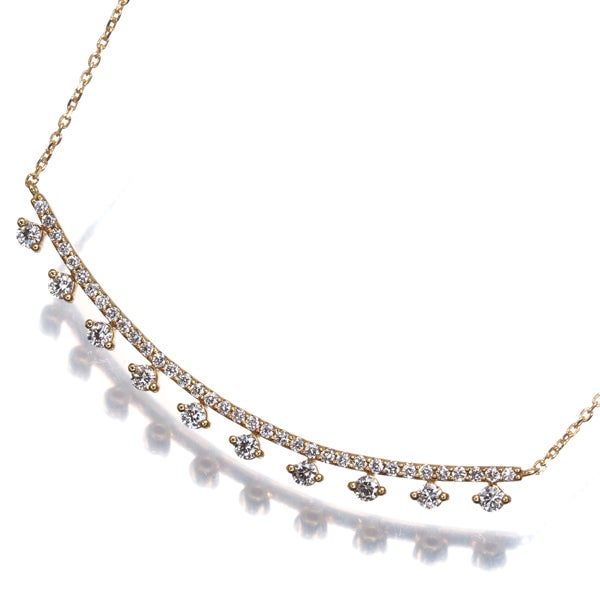スタージュエリー ネックレス ダイヤ 0.40ct TEN DIAMOND  K18YG 保証書
