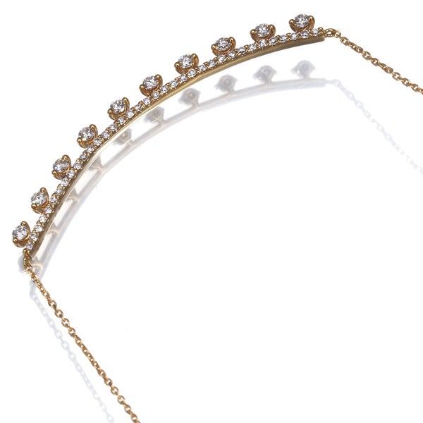 スタージュエリー ネックレス ダイヤ 0.40ct TEN DIAMOND  K18YG 保証書