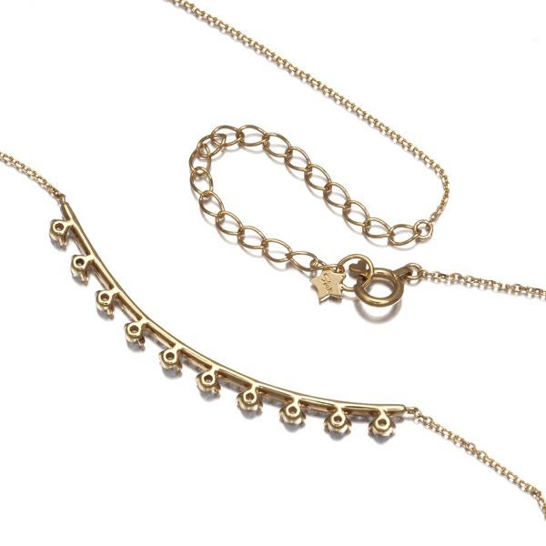 スタージュエリー ネックレス ダイヤ 0.40ct TEN DIAMOND  K18YG 保証書