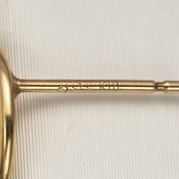 アガット ピアス ターコイズ シェル チャーム 2WAY K10YG/樹脂