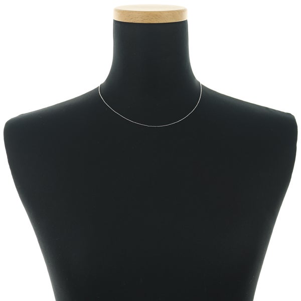 カットボール チェーンネックレス 40cm K14WG 