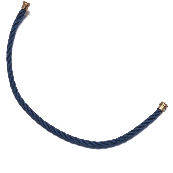 フレッド ブレスレット用コード  フォース10 MM 14刻印 ジーンブルー SS/スティールケーブル 