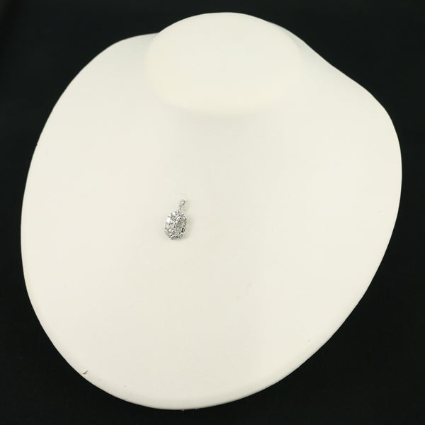 ダイヤ 1.00ct バゲット 2種カット  ペンダントトップ Pt900 