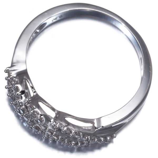 ダイヤ 0.30ct 2種カット  リング K18WG 