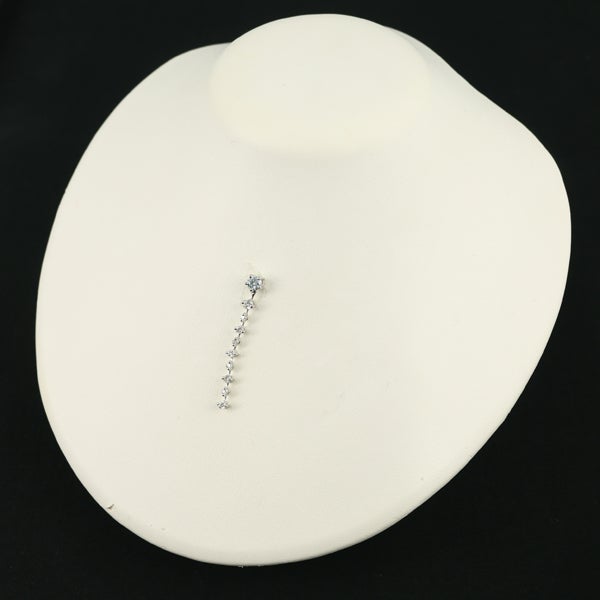 ブルー&クリアダイヤ 0.313ct/0.50ct   ペンダントトップ Pt900 