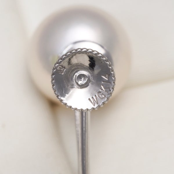 ミキモト イヤリング パール アコヤ真珠 7.3mm  一粒 K14WG 