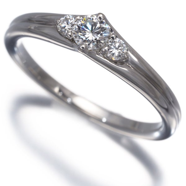 スタージュエリー リング ダイヤ 0.15ct/0.07ct  11号 Pt950 