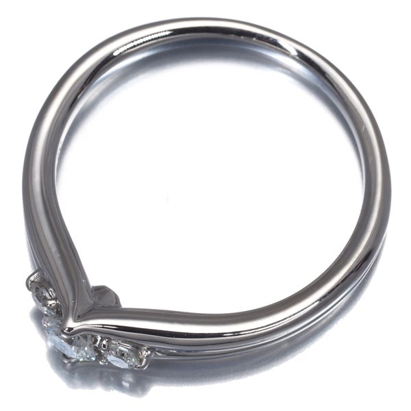スタージュエリー リング ダイヤ 0.15ct/0.07ct  11号 Pt950 