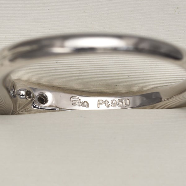スタージュエリー リング ダイヤ 0.15ct/0.07ct  11号 Pt950 