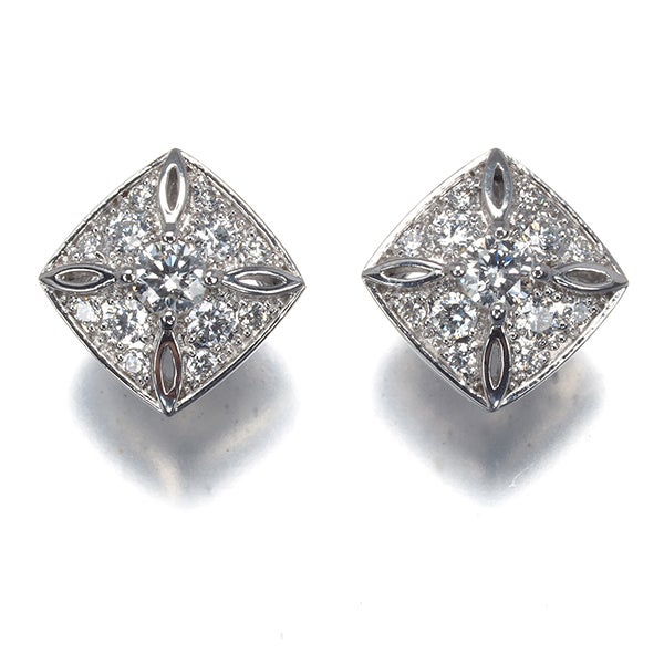モニッケンダム ピアス ダイヤ 0.16ct/0.16ct   Pt900 保証書