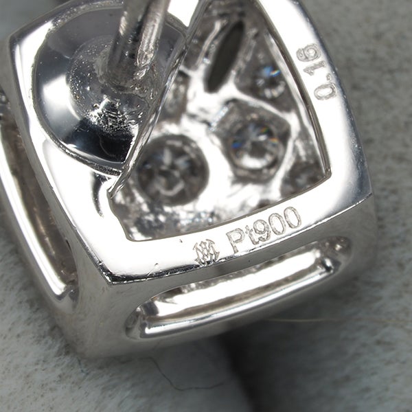 モニッケンダム ピアス ダイヤ 0.16ct/0.16ct   Pt900 保証書