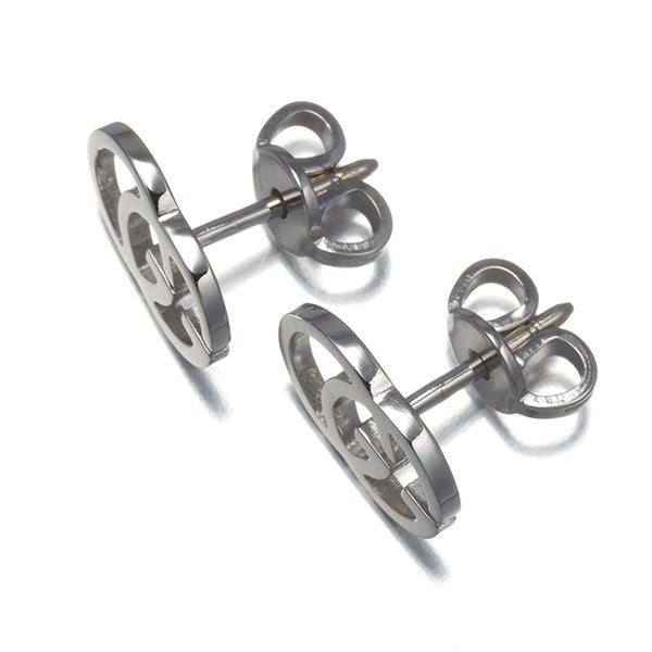 グッチ ピアス  GGランニング  K18WG 