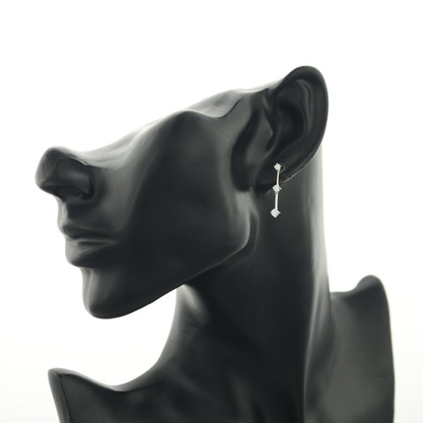 DTC ピアス ダイヤ 0.265ct/0.265ct トリロジー  Pt900 
