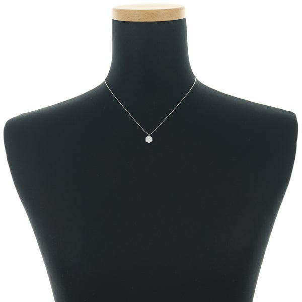 ダイヤ 0.50ct H&C フラワー  ネックレス Pt900/K18WG ソーティング