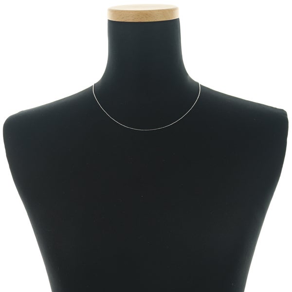 カットボール チェーンネックレス 45cm K18WG 