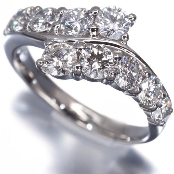 ダイヤ 1.00ct 10P  リング Pt900 