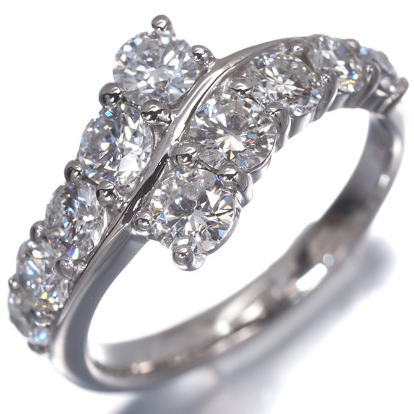 ダイヤ 1.00ct 10P  リング Pt900 