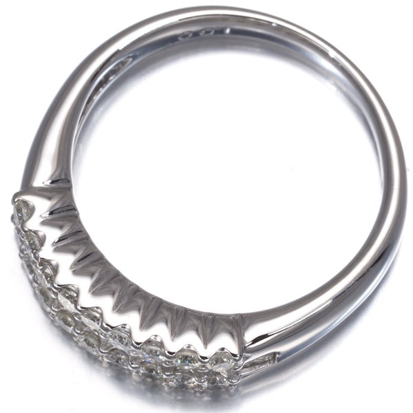 ダイヤ 1.00ct プリンセスカット 2種カット  リング Pt900 