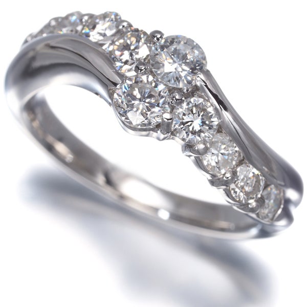 ダイヤ 1.00ct 10P  リング Pt900 