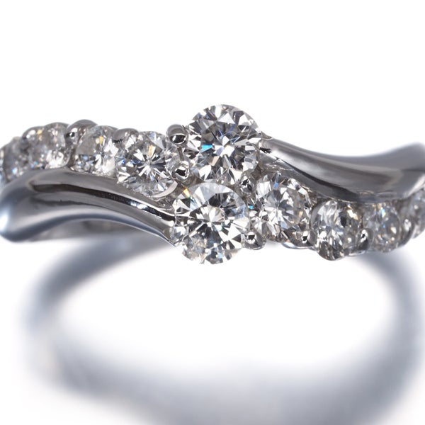 ダイヤ 1.00ct 10P  リング Pt900 