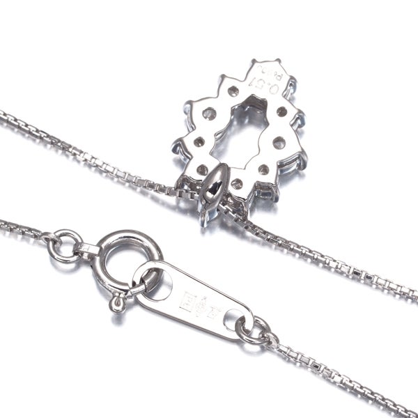 ダイヤ 0.51ct 10P  ネックレス Pt900/Pt850 