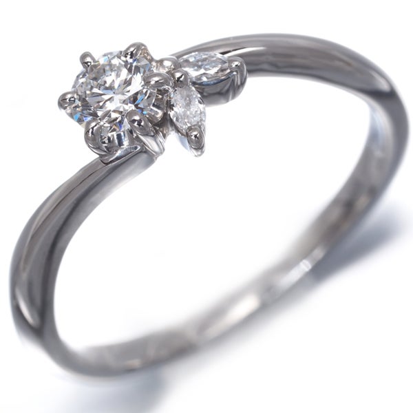 俄 リング ダイヤ 0.25ct G VVS2 3EX 月彩 13.5号 Pt950 鑑定書