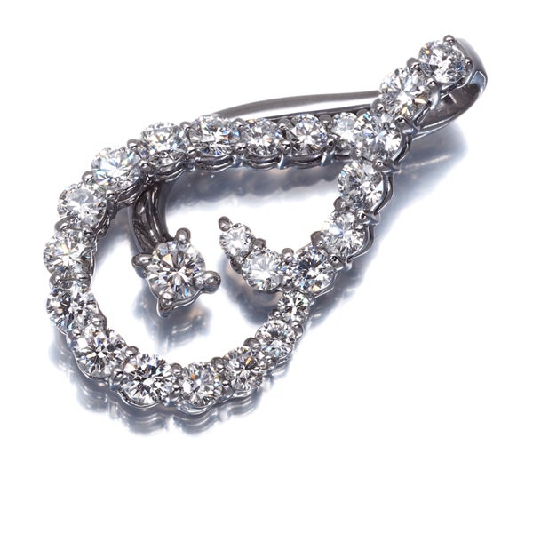 モニッケンダム ペンダントトップ ダイヤ 1.77ct   K18WG 