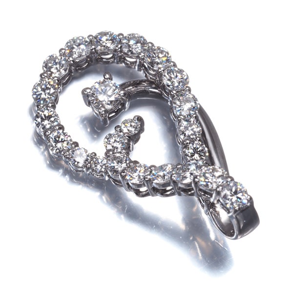 モニッケンダム ペンダントトップ ダイヤ 1.77ct   K18WG 