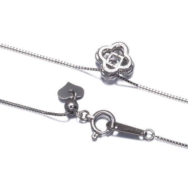 ダイヤ 0.187ct/0.12ct プリンセスカット 2種カット  ネックレス Pt950/Pt850 