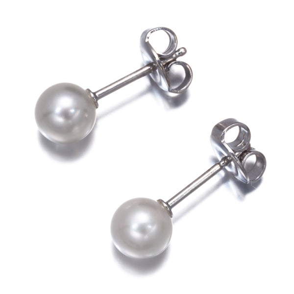 ミキモト ピアス パール アコヤ真珠 6.0mm  一粒  K18WG 