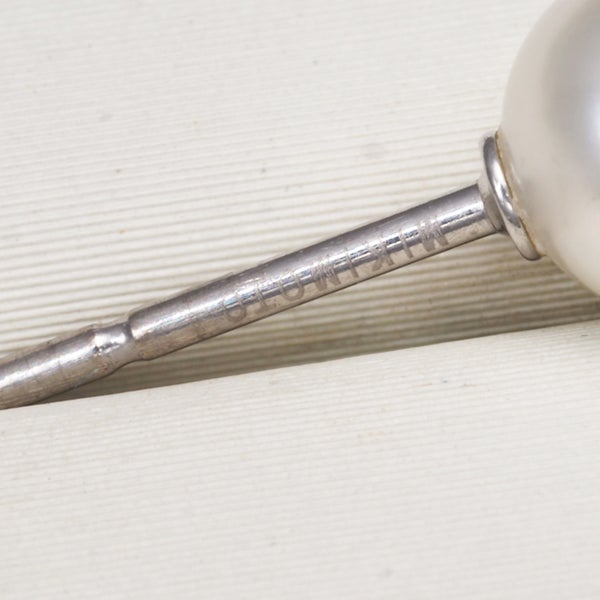 ミキモト ピアス パール アコヤ真珠 6.0mm  一粒  K18WG 