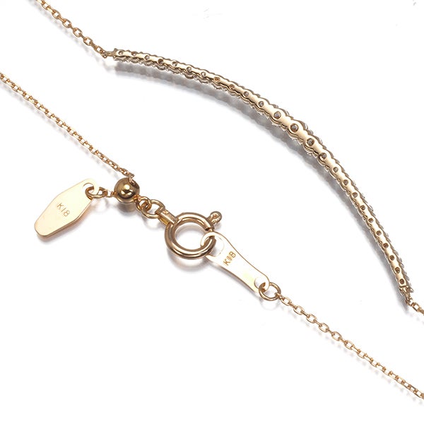 ダイヤ 0.30ct   ネックレス K18PG 