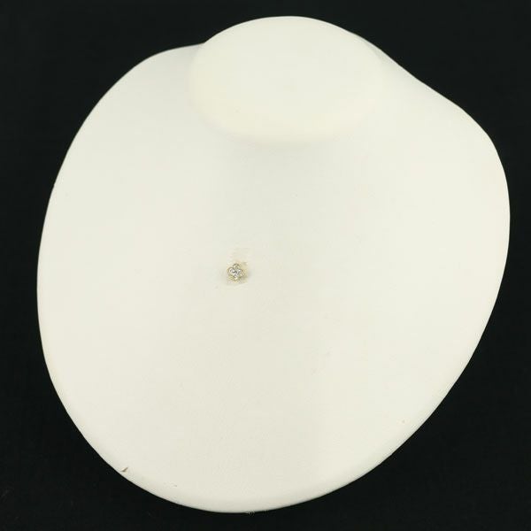 チャーミー ペンダントトップ ダイヤ 0.17ct  ミルグレイン フラワー K18YG 