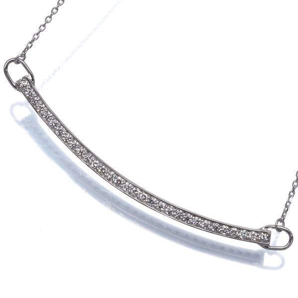 ローズヴィフ ネックレス ダイヤ 0.35ct   K18WG 