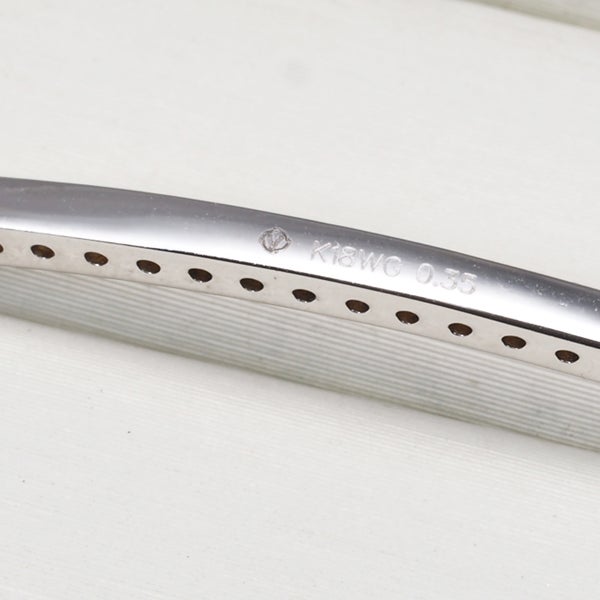 ローズヴィフ ネックレス ダイヤ 0.35ct   K18WG 
