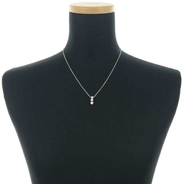 セイコー ネックレス ダイヤ 1.00ct  トリロジー 3P K18WG/Pt900 