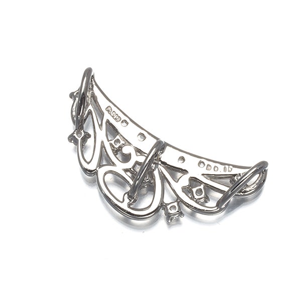 ローズカットダイヤ 0.10ct   ペンダントトップ Pt900 