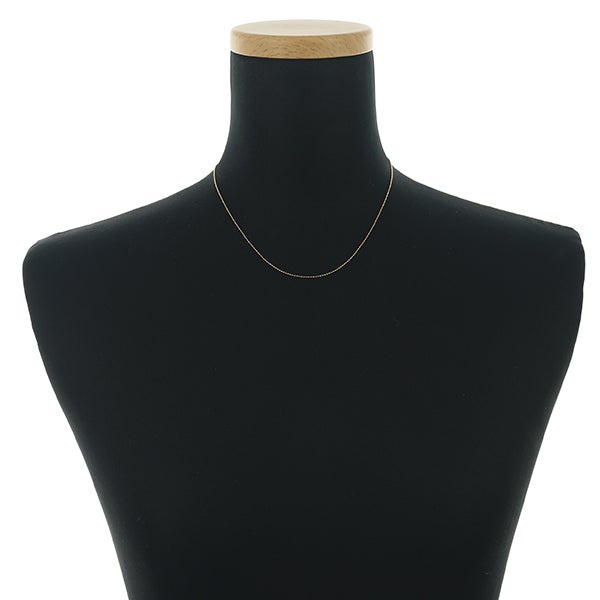 カットボール チェーンネックレス 40cm K18PG 