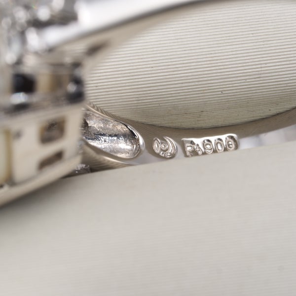 タサキ リング パール 白蝶真珠 11.6mm  ダイヤ 0.11ct  10号 Pt900 